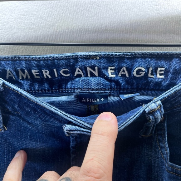 American Eagle Airflex Original Bootcut Jeans Mens 34/36 Denim Blue Stretch 2405 - Picture 2 of 11